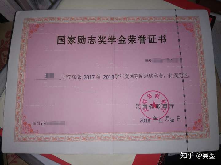 国家励志奖学金难拿不,一个班大概有几个名额?