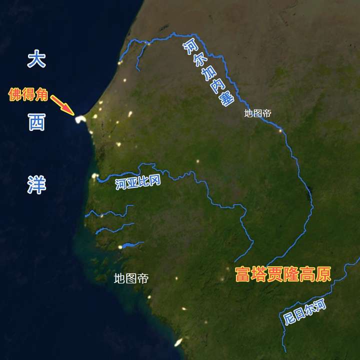 67万平方千米,人口约1630万(2020年),冈比亚面积约1.