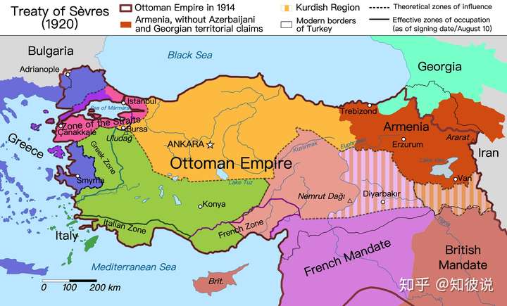 按土耳其和亚美尼亚地图位置来看,土耳其是否对觊觎亚美尼亚的领土?