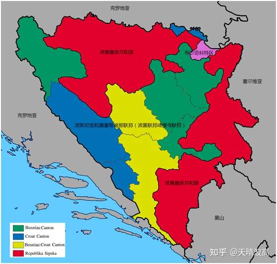 波黑内战打得这么惨烈,为什么国际社会并没有协调让波黑分裂?