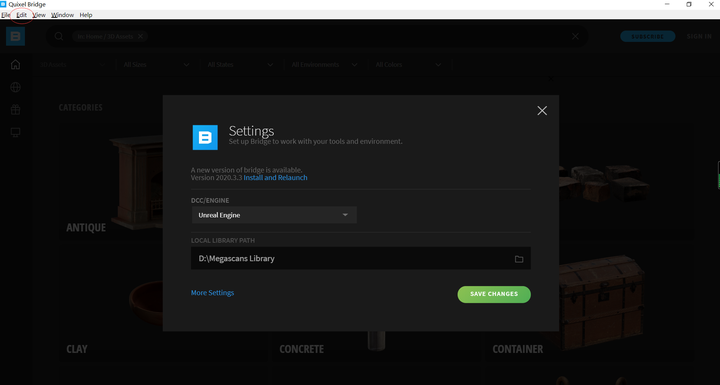 ue4插件quixelbridge下载安装联动