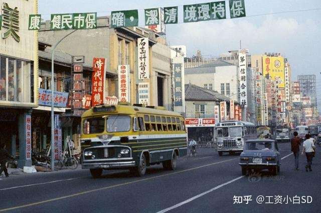 70年代台湾街头出现少量汽车