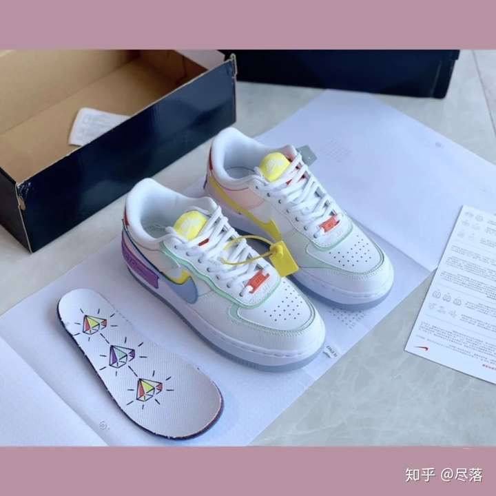 甜到爆的糖果色 nike af–1空军一号,莆田鞋