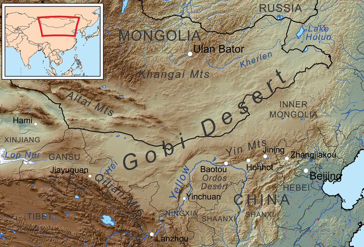 戈壁沙漠(图源:维基百科