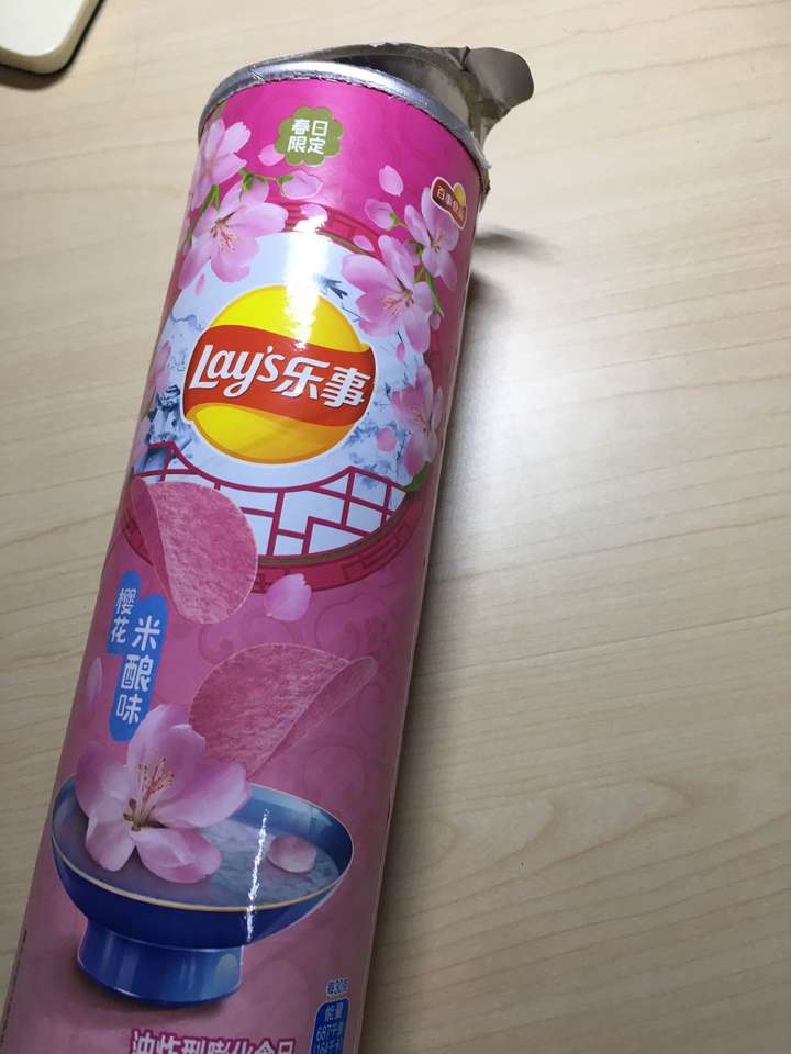 如何评价乐事樱花米酿味?