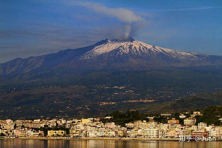 埃特纳火山,位于西西里卡塔尼亚地区