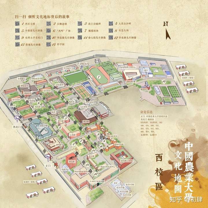中国农业大学有哪些特色建筑?