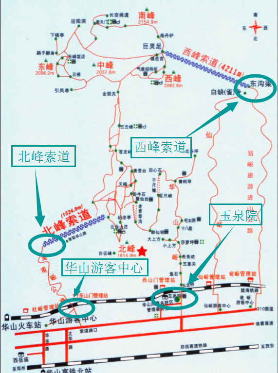 去华山旅游坐火车是到华山火车站还是华山北站好?为什么?