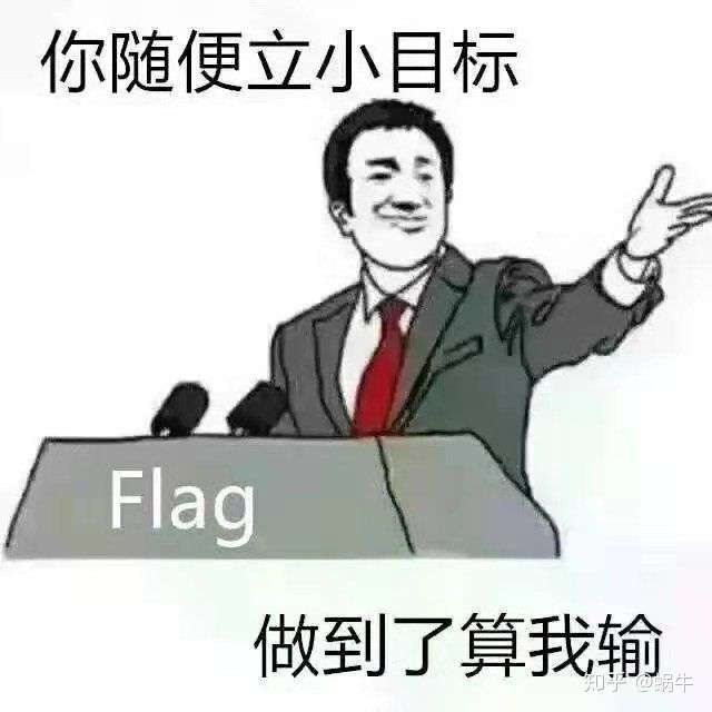 今年的你们都立了什么flag?