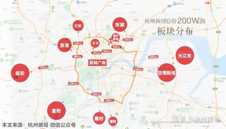 随着新的房价体系逐一形成,杭州200万内可以触及的板块