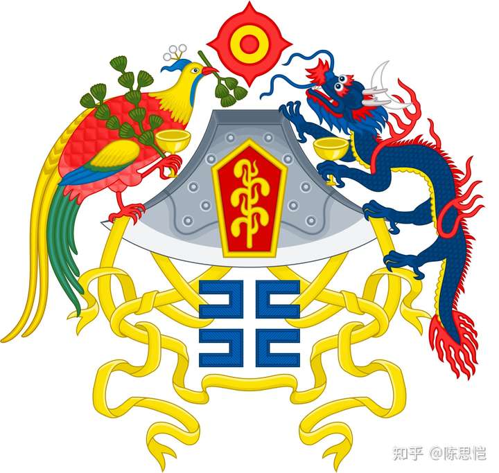 重新设计了一个华夏风格元素的纹章~觉得如何?