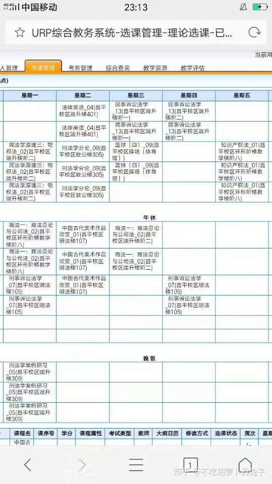 中国政法大学就读的你本专业核心课程是什么?课程设置