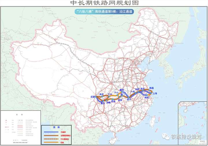 请问沪汉蓉高速铁路是不是沿江高铁.