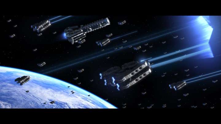 为什么欧美的科幻电影,电视剧都没有大规模的宇宙舰队对战场景?