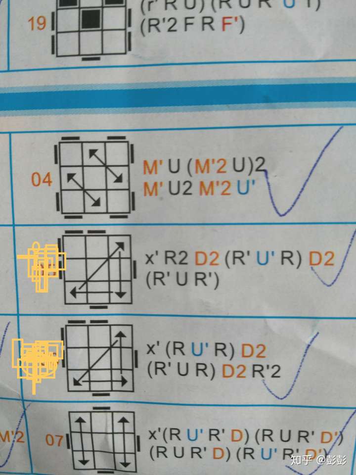 普通三阶魔方最后一步公式是什么?