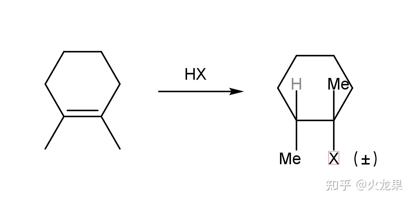 6二甲基环己烯与氢卤酸反应是顺还是反?
