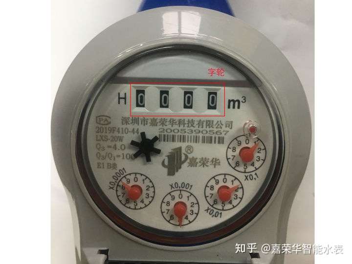 家用水表怎么看读数?