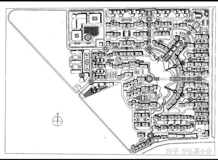 风水顾问 小区住宅布局格式有:行列式,周边式,点群式,混合式,组团式