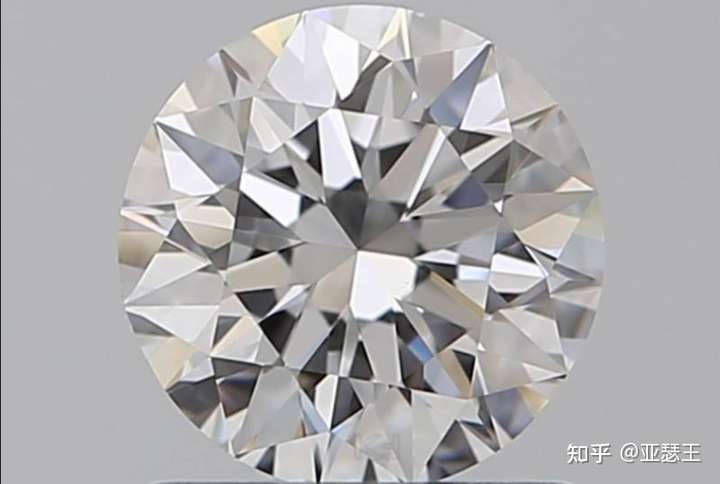 请问两颗钻石,一颗d色vs1弱蓝荧光,一颗g色vvs2无荧光,都3ex.