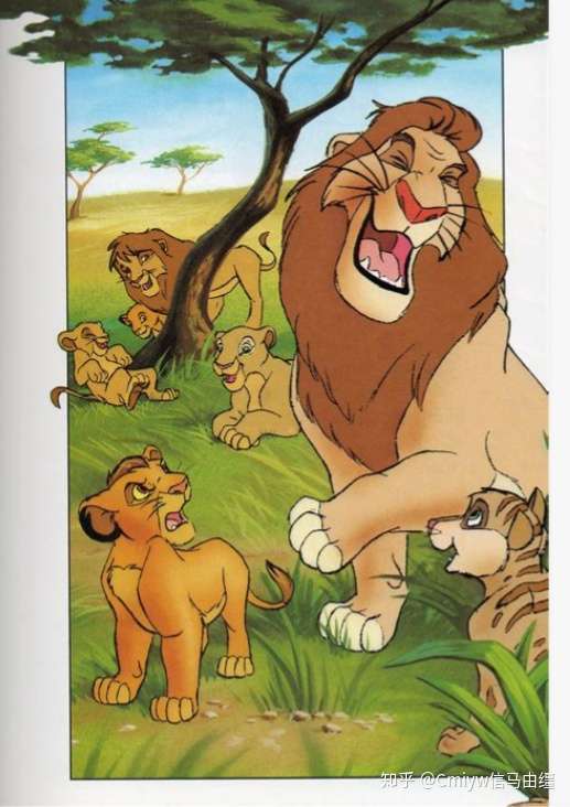 狮子王族群中成年雄狮只有穆法沙和刀疤那么娜娜的父亲是谁