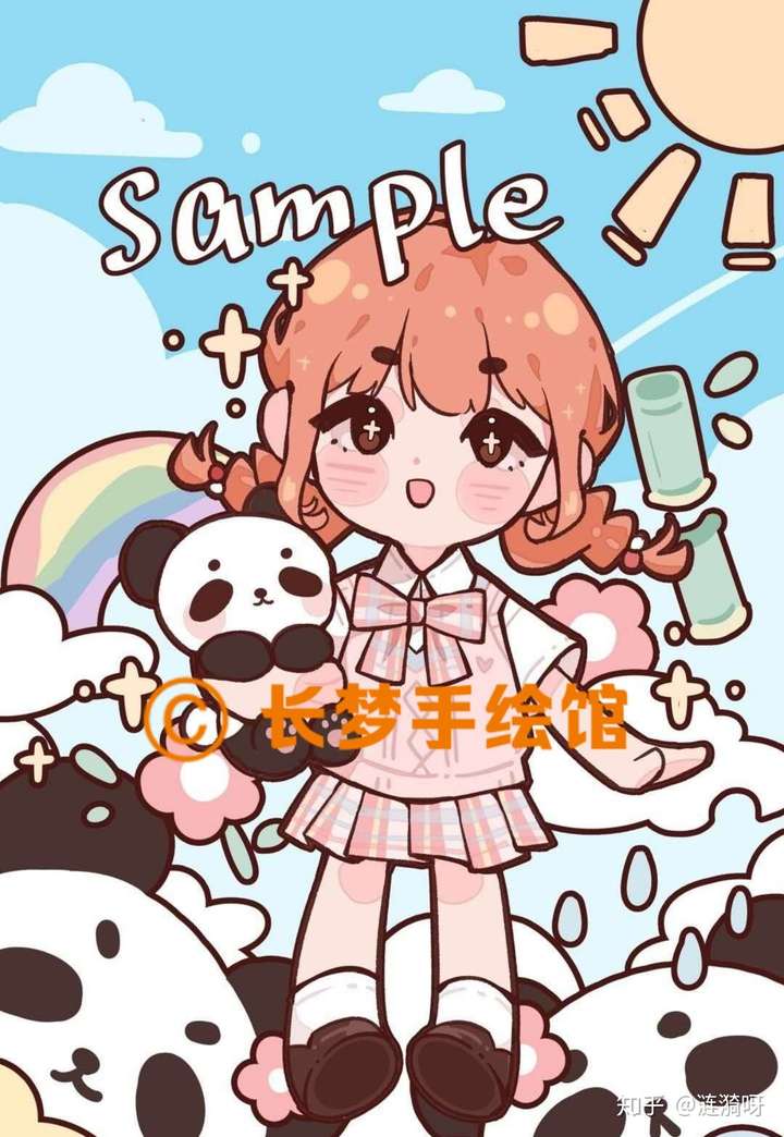 情侣壁纸|q版手绘