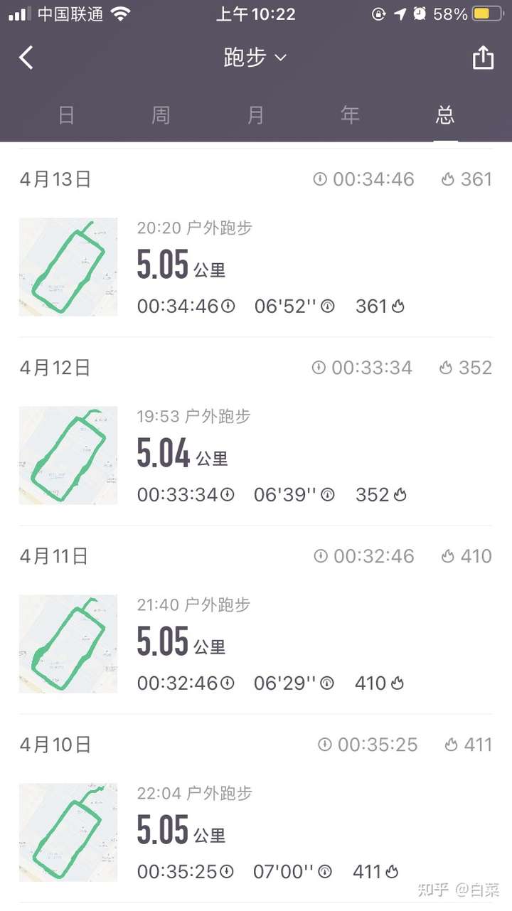 大佬们求一些五公里跑步的截图