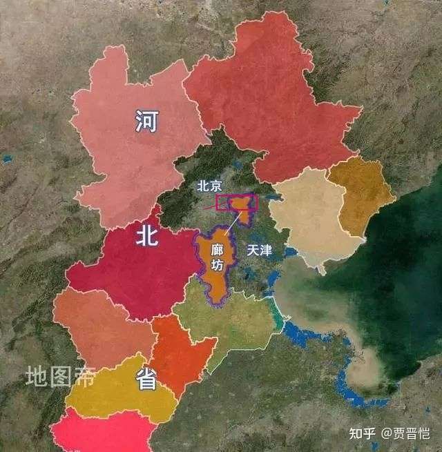 实习去北京东燕郊,东燕郊几环呢,发达吗,又说不是北京的是河北的?