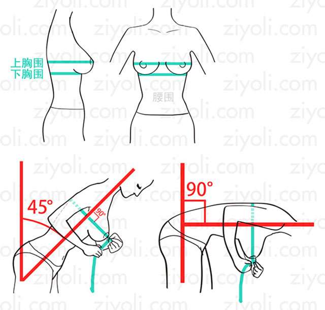 规范需要了解的,请参考下图: 文胸款式尤其是罩杯的形状和胸型不吻合