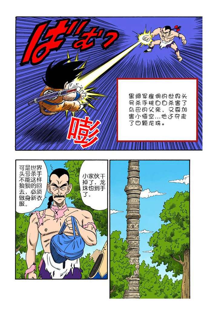 《龙珠》漫画1-42卷视觉呈现上卡卡罗特(孙悟空)被打的最惨的是哪个