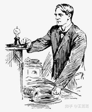长大后,爱迪生根据自己的兴趣专心研究和探索,发明了很多东西,最常见