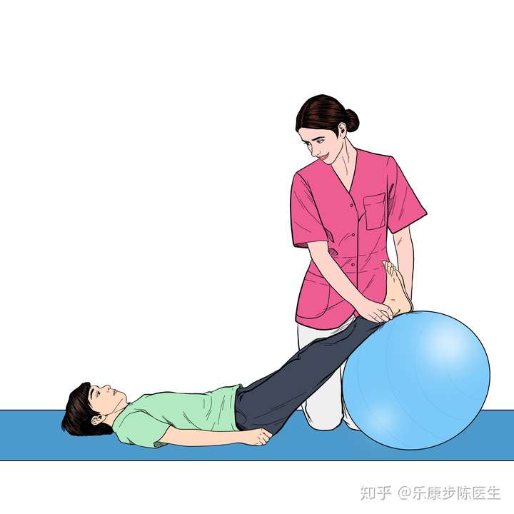 利用bobath球进行肌力训练