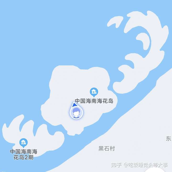 海花岛地图形状