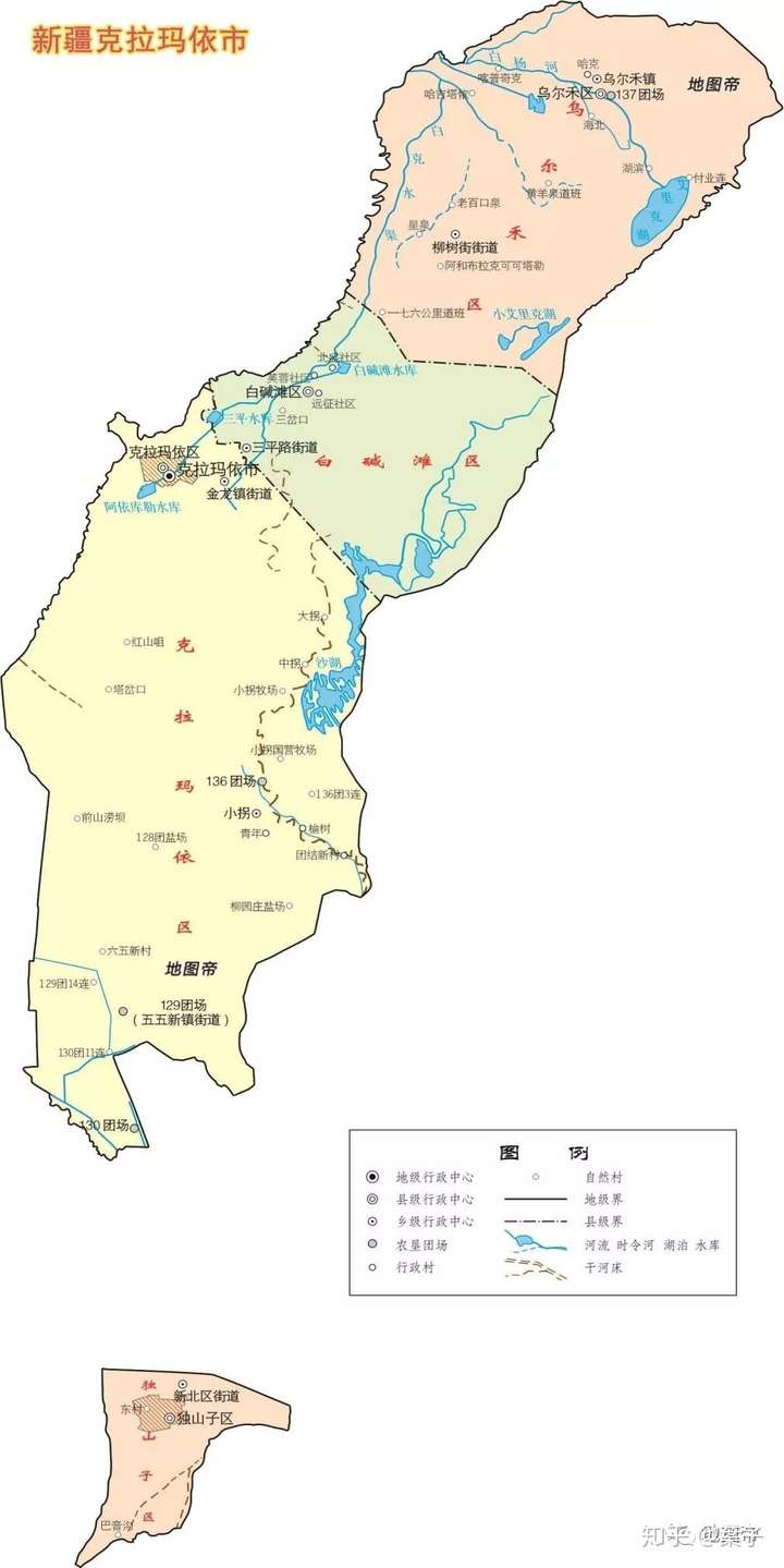 但是首先要介绍一下地理位置,独山子区属于克拉玛依市管辖,但是距离