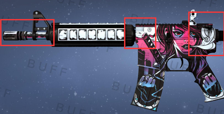 csgo皮肤鉴赏黑色魅影