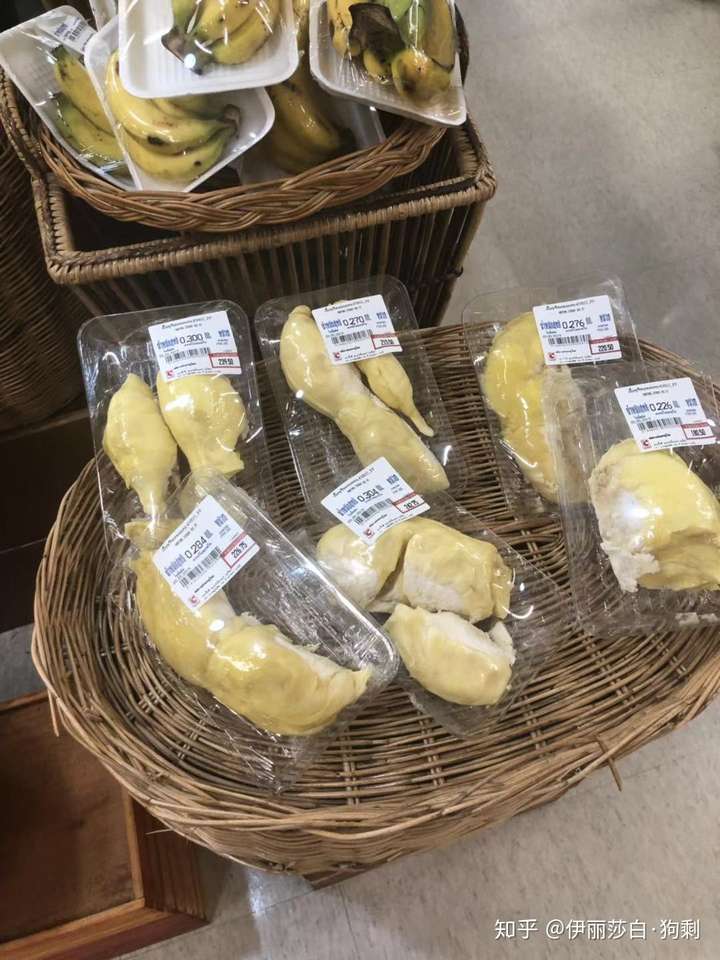 大家有没有在超市里拍的榴莲的照片啊求