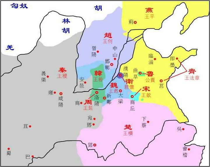 韩城,东至林州,北到长治,南达沁阳,长平之战前在山西的领土都归了赵国