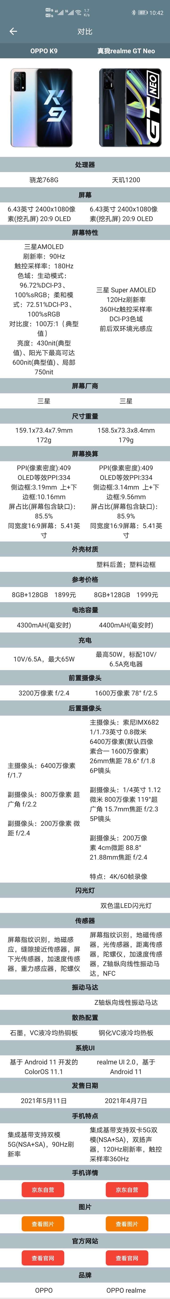 纠结oppok9和真我gtneo,该如何选择比较合适?