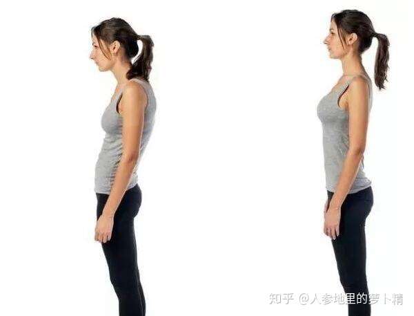 看下图,当身体处于这种姿态的时候,斜方肌上束就会显得肥大,这种体态