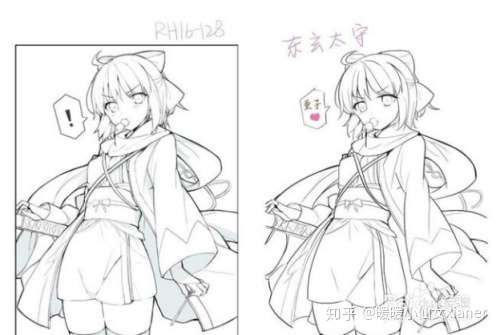 有没有建议怎么学临摹那些线稿?