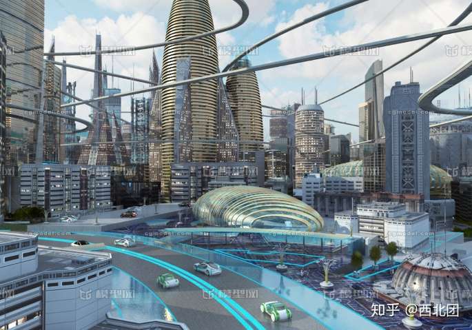 在很多未来的科幻作品中,立体交通已经成为了标配.