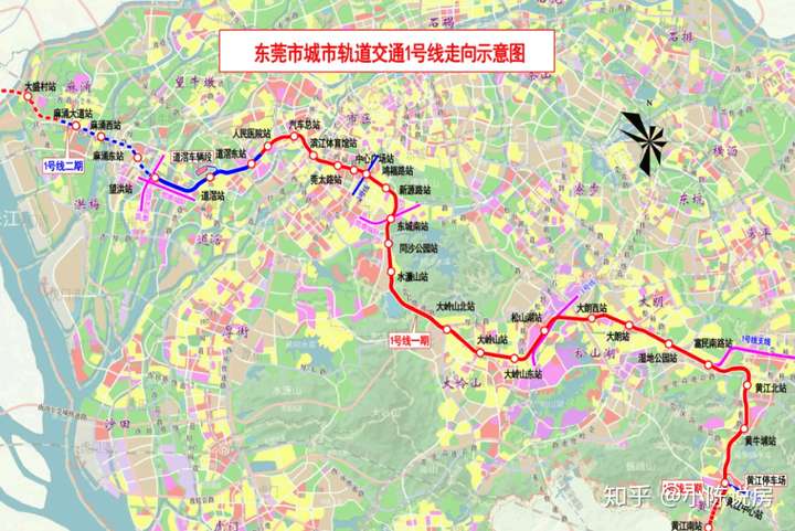 东莞轨道交通二号线,这条地铁线路是广东省东莞市的