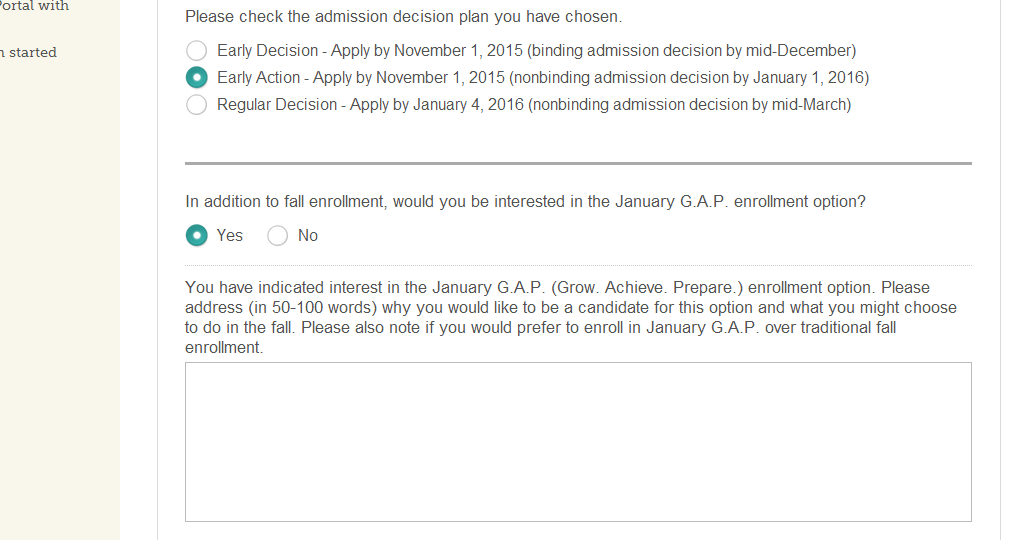January G.A.P. enrollment option 是什么,有什么