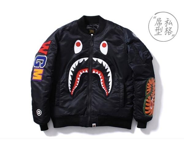 bape  ma-1 鲨鱼