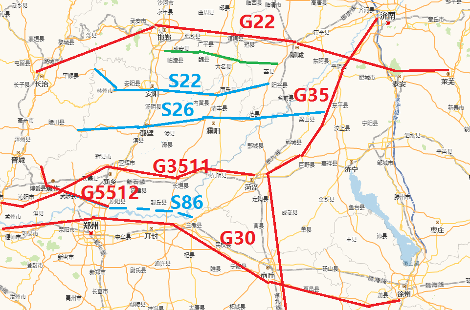 高速公路主线的命名里为什么没有g13 g17和g26 g52之类的 知乎