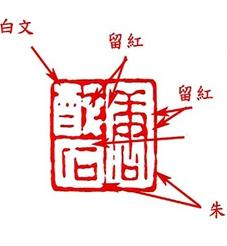 就印章本身来说,由其 表现形式的不同,分为 朱文印(阳)与 白文印(阴).