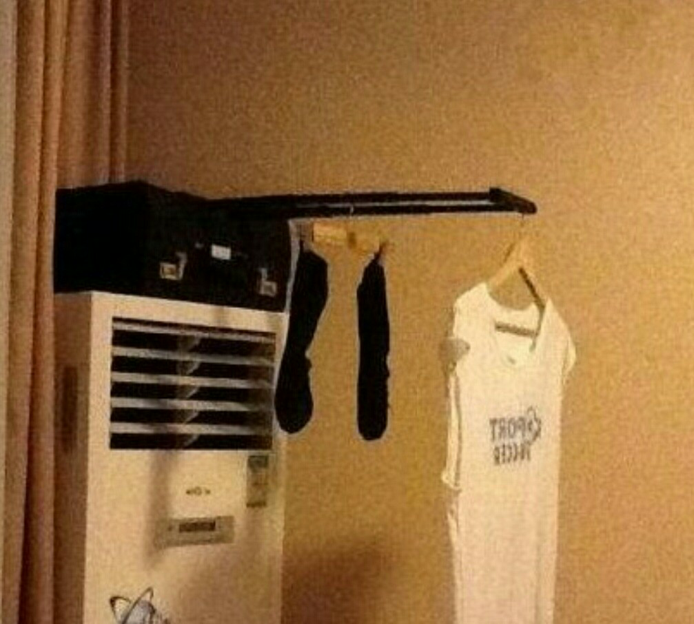 入住酒店如何晾挂换洗衣服? - 吴加栋的回答