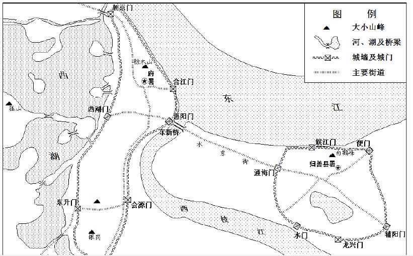 明代惠州府的附郭县为什么要迁出府城,而在西枝江东侧