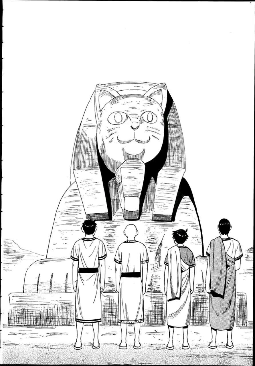 有的是古埃及的建筑师(造出了狮身猫面像)
