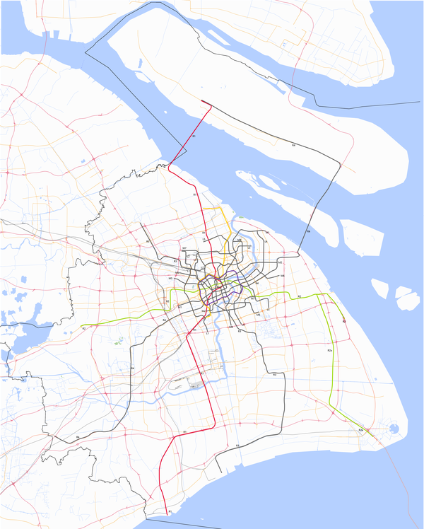上海地铁的规划发展(二) 当systra的线网遇到上海市