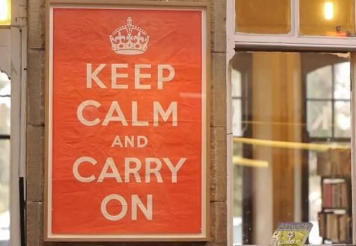 Calm and Carry On》用的是什么字体?